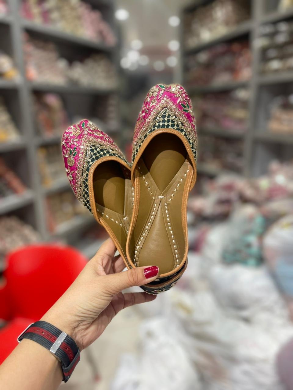 Punjabi jutti lining leather #650