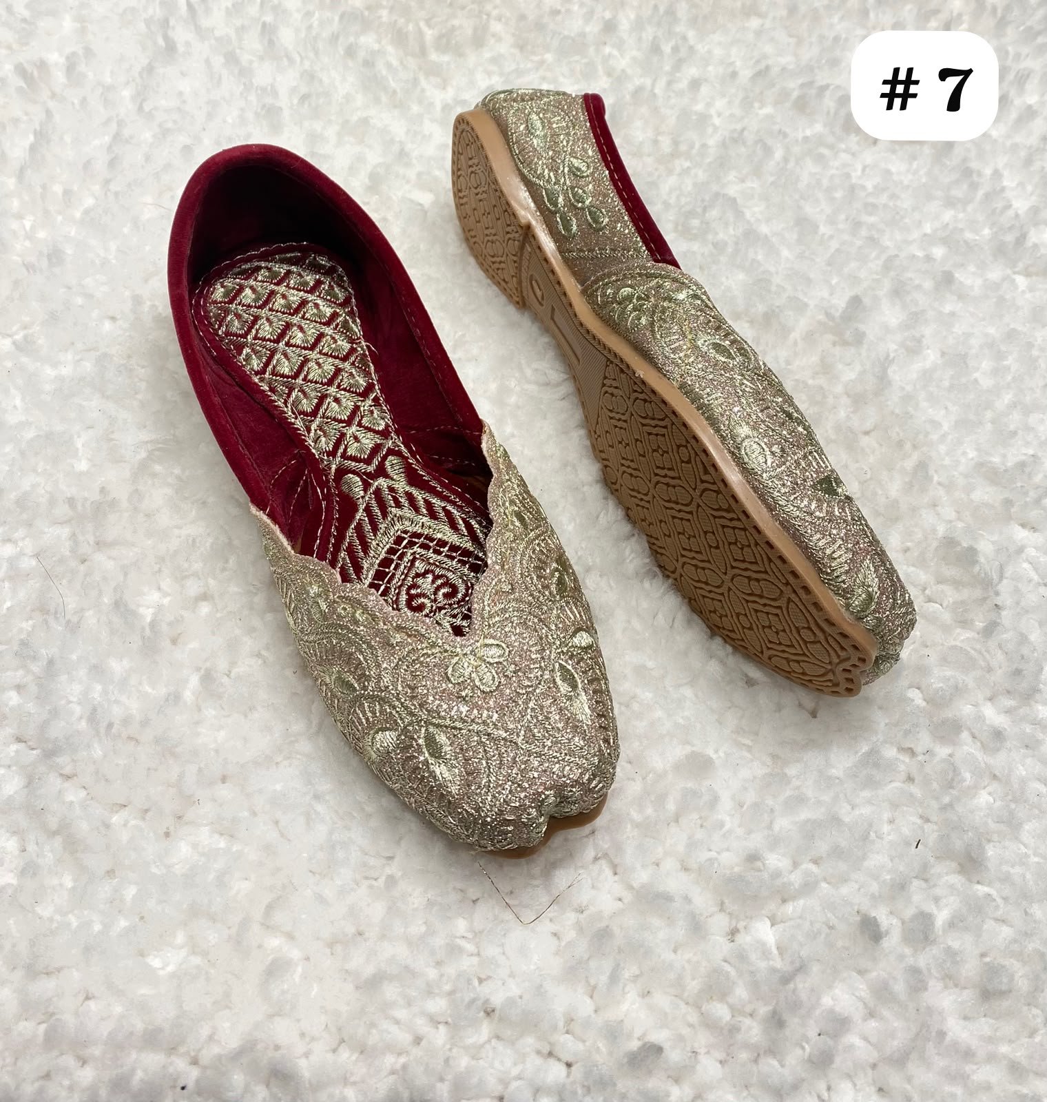 Zari jutti Tpr sole #240