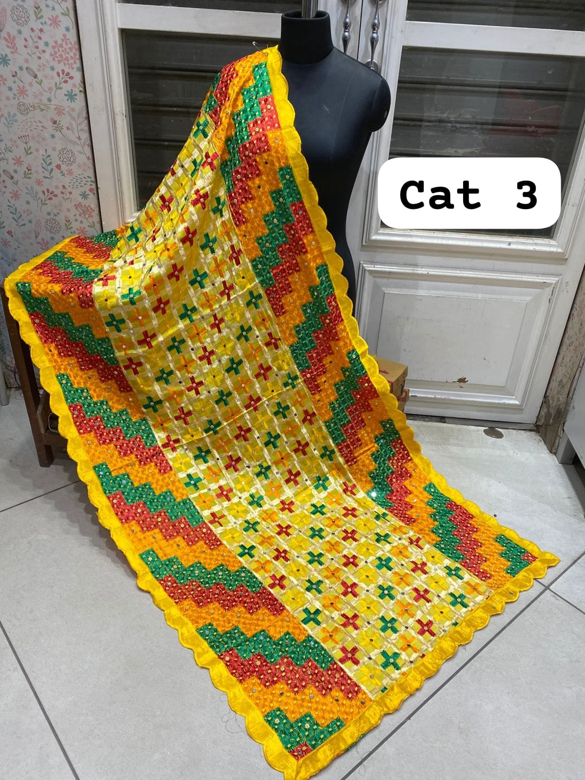 Phulkari Duppata cat-3 #750
